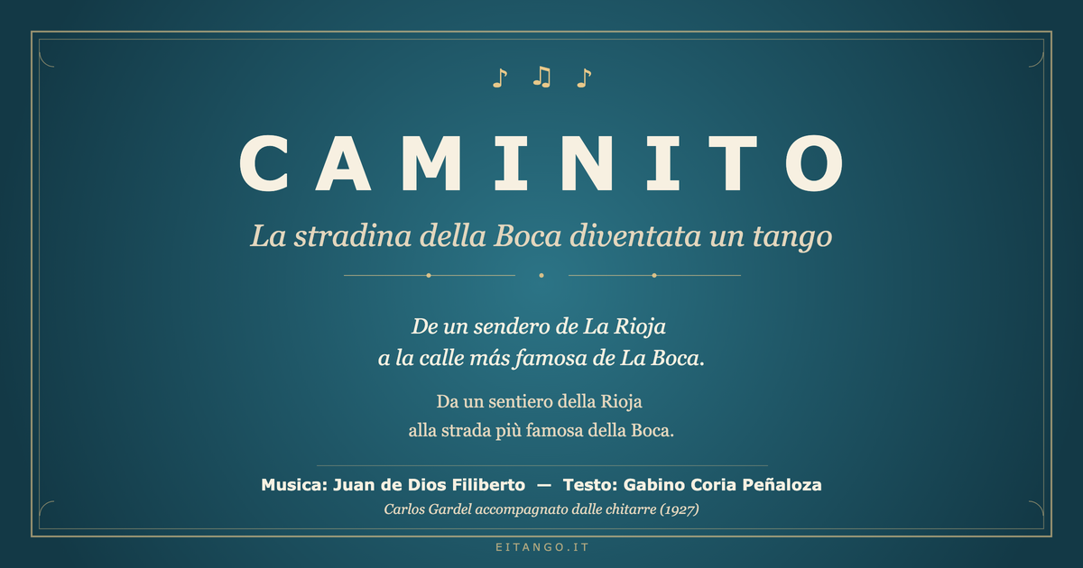 Caminito — La stradina della Boca diventata un tango