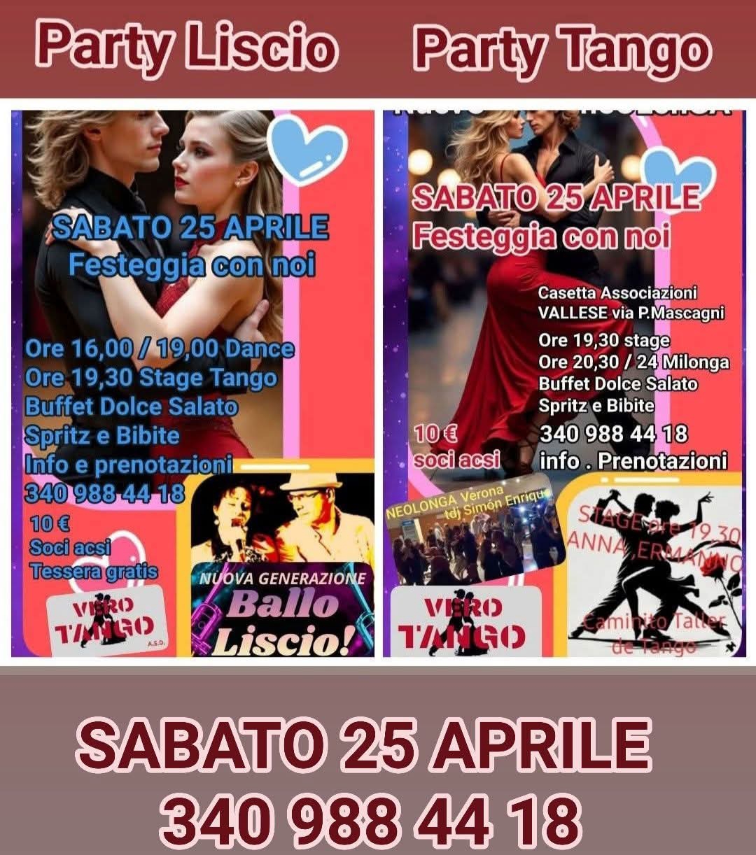 2 eventi Ballo Maratona — Evento tango a Oppeano