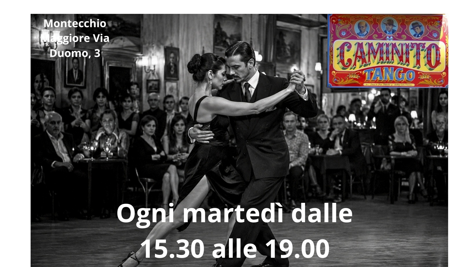 Nello stile pomeridiano di Buenos Aires. "caminito" Pratica con ingresso libero e contributo pure. — Evento tango a Montecchio Maggiore